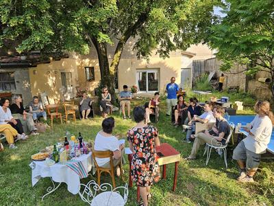 AMAPéro au jardin : repas partagé entre AMAPiens
