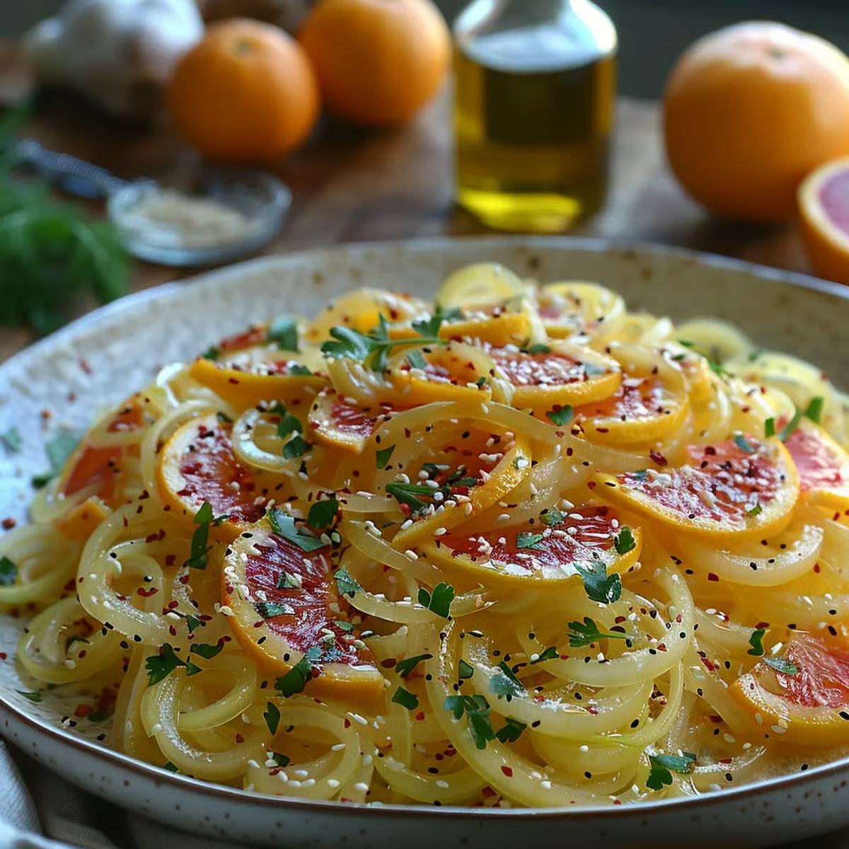 Fenouil poêlé aux agrumes et sésame noir, la recette d'Hélène